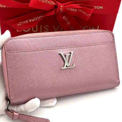 Louis Vuitton Lockme Zippy Wallet Crystal Rose