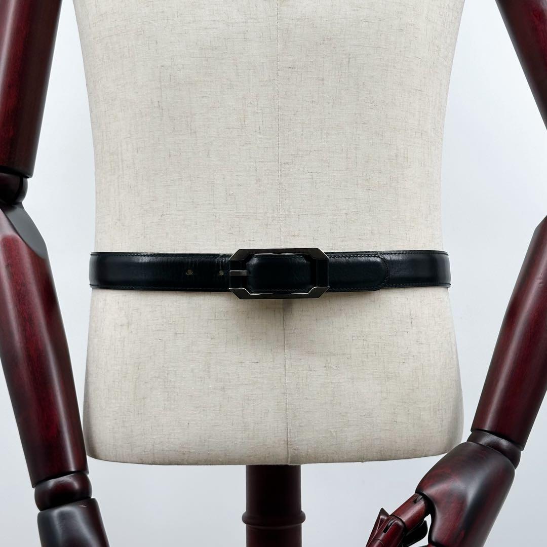 Gucci Era Belt Leather Black Vintage — view 3