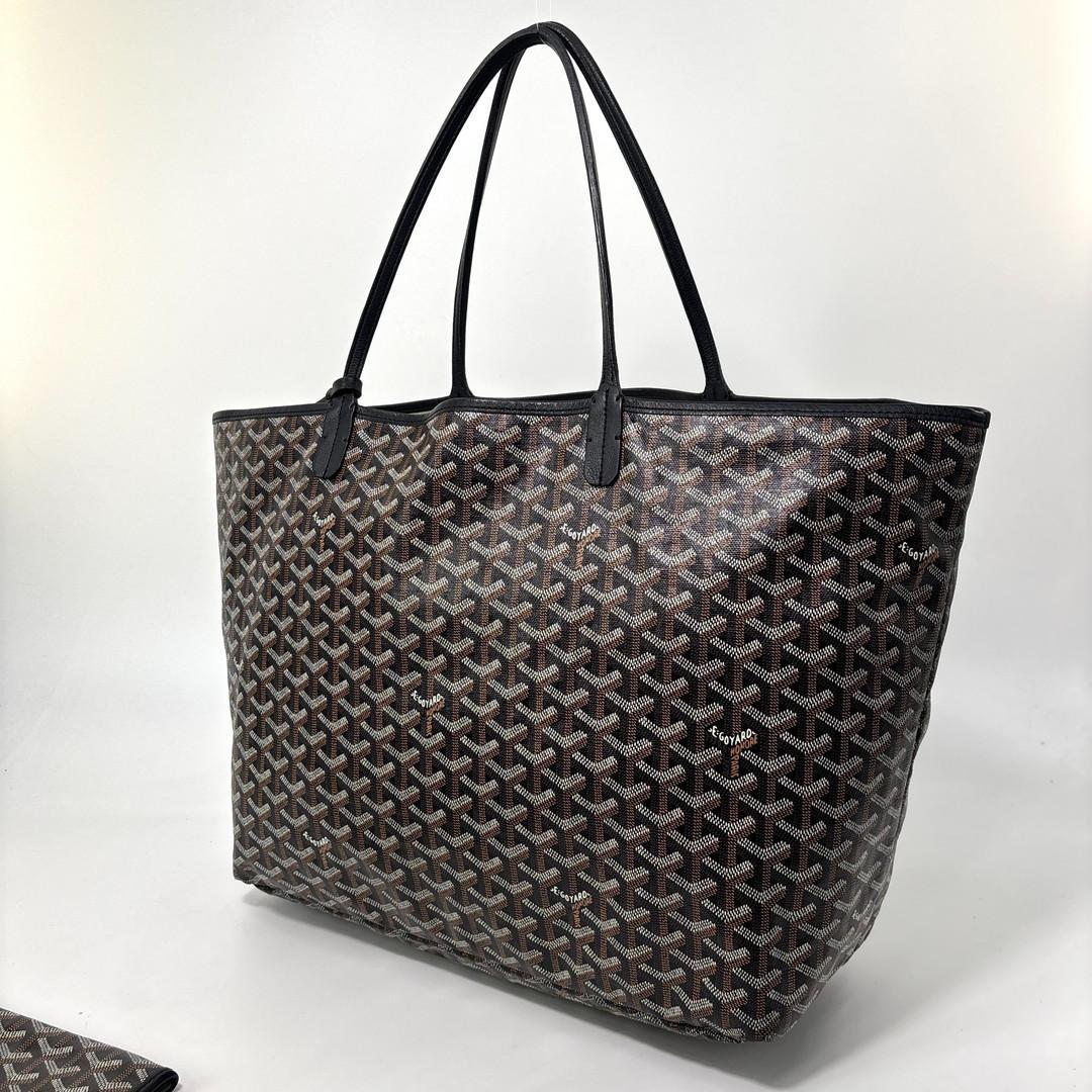 Goyard Super Saint Louis GM Tote Bag Black — view 2