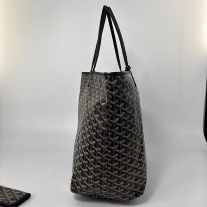 Goyard Super Saint Louis GM Tote Bag Black — view 4