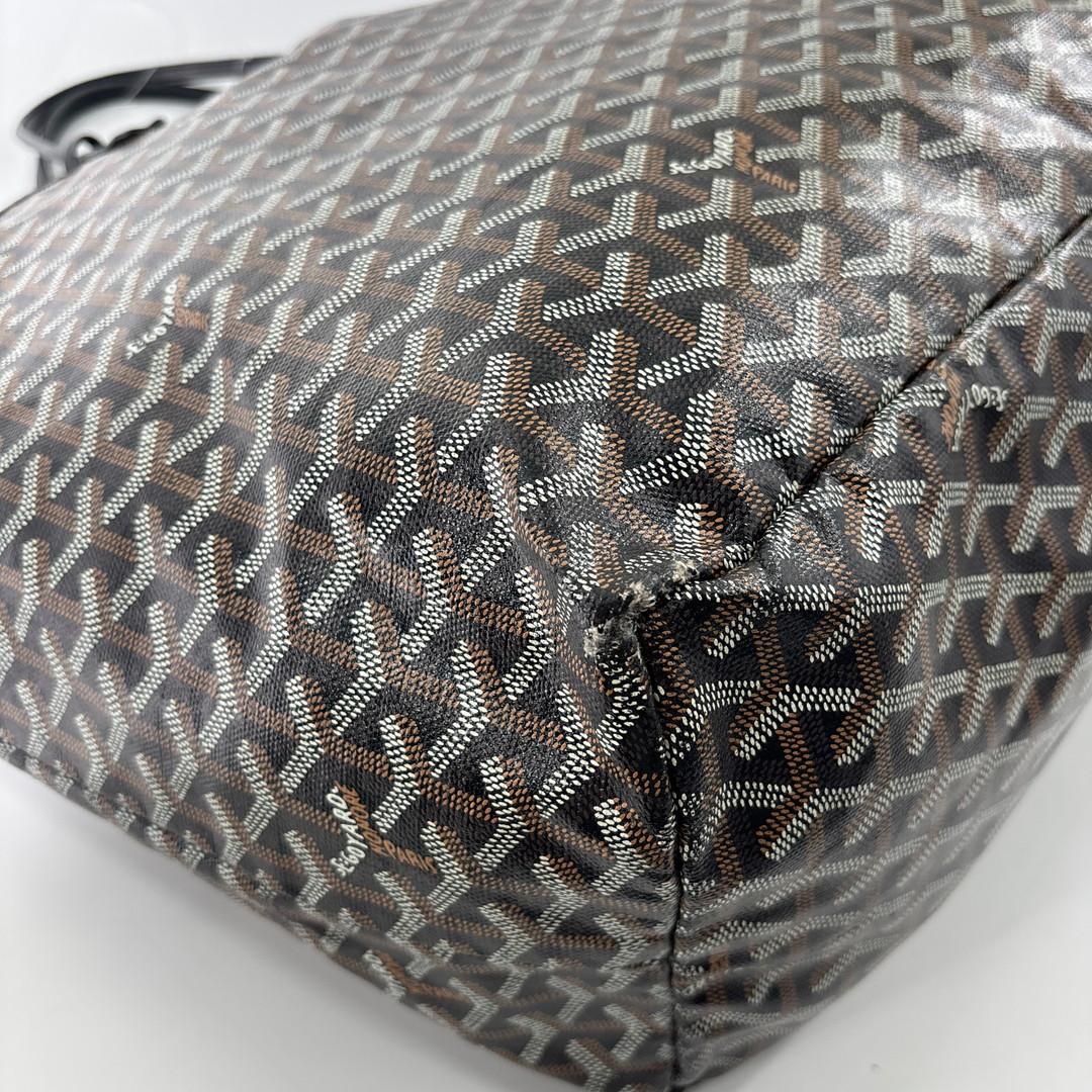 Goyard Super Saint Louis GM Tote Bag Black — view 7