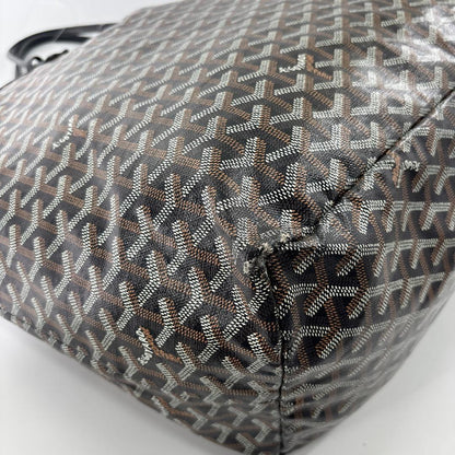Goyard Super Saint Louis GM Tote Bag Black — view 7