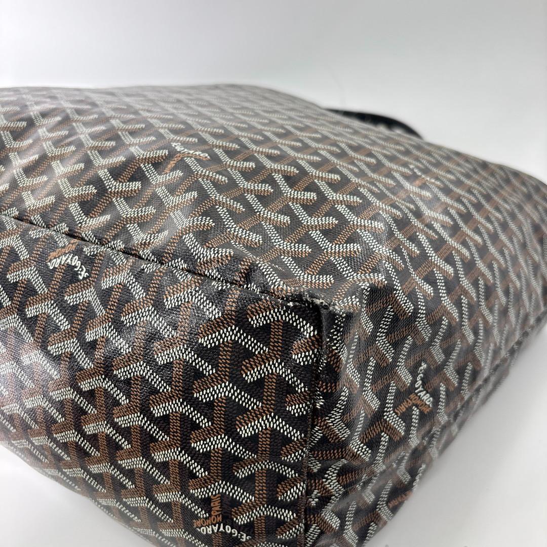 Goyard Super Saint Louis GM Tote Bag Black — view 8
