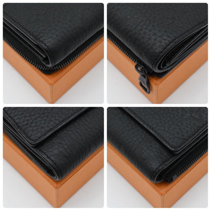 Louis Vuitton Portefeuille Pilot Trifold Wallet Black Taurillon — view 7