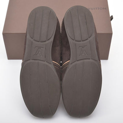 Louis Vuitton Monogram Sneakers 6 Suede Brown Box