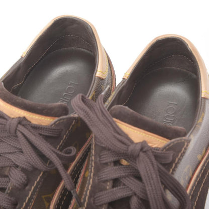 Louis Vuitton Monogram Sneakers 6 Suede Brown Box
