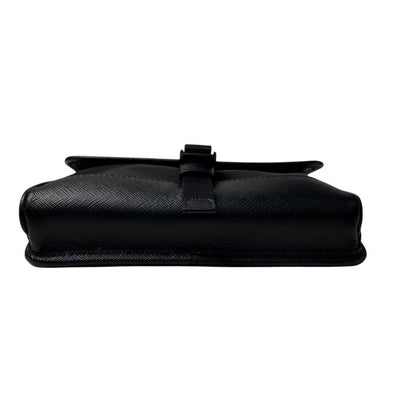 Prada Re-Nylon Saffiano Leather Mini Shoulder Bag — view 4