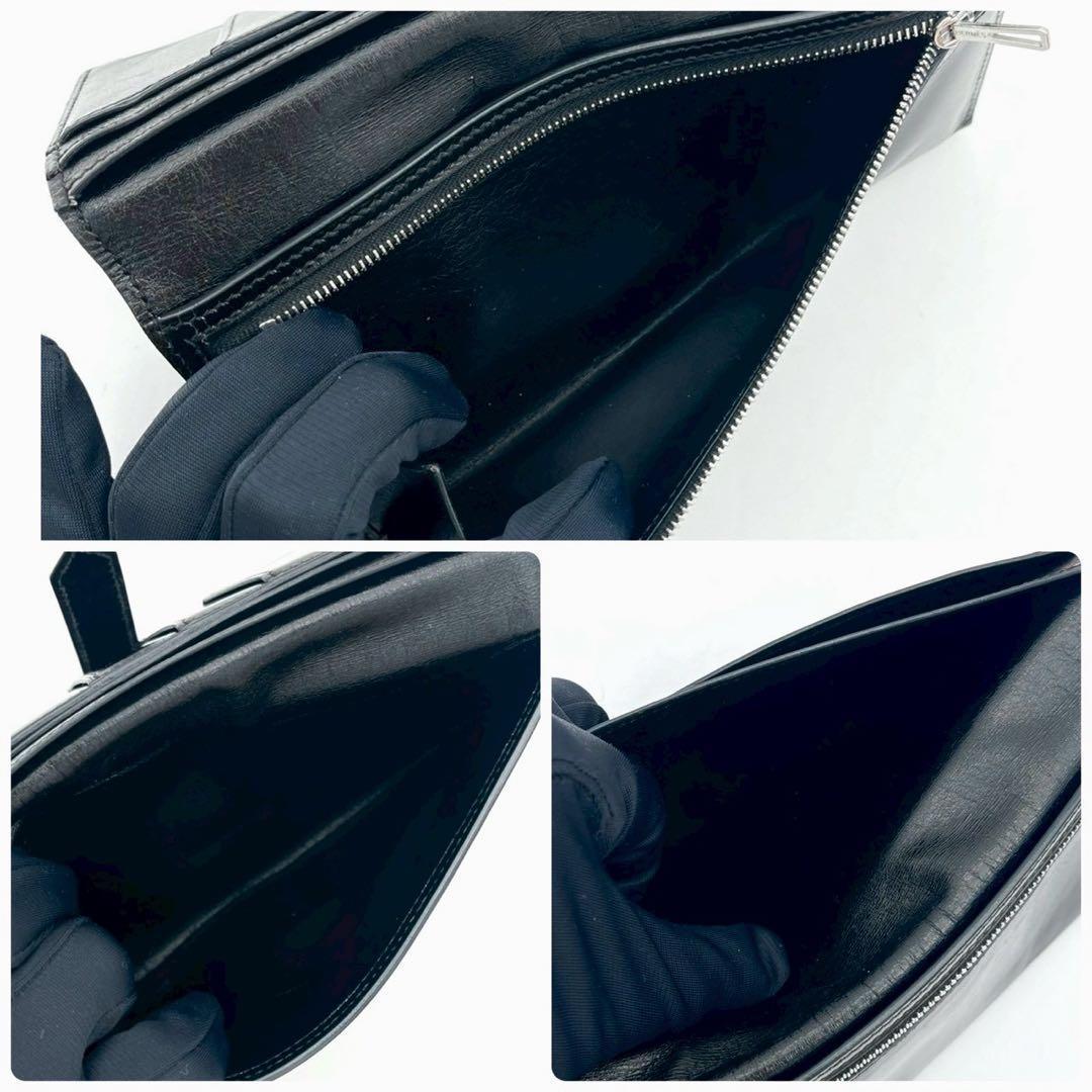 Hermes Bearn Classic Box Scarf Black