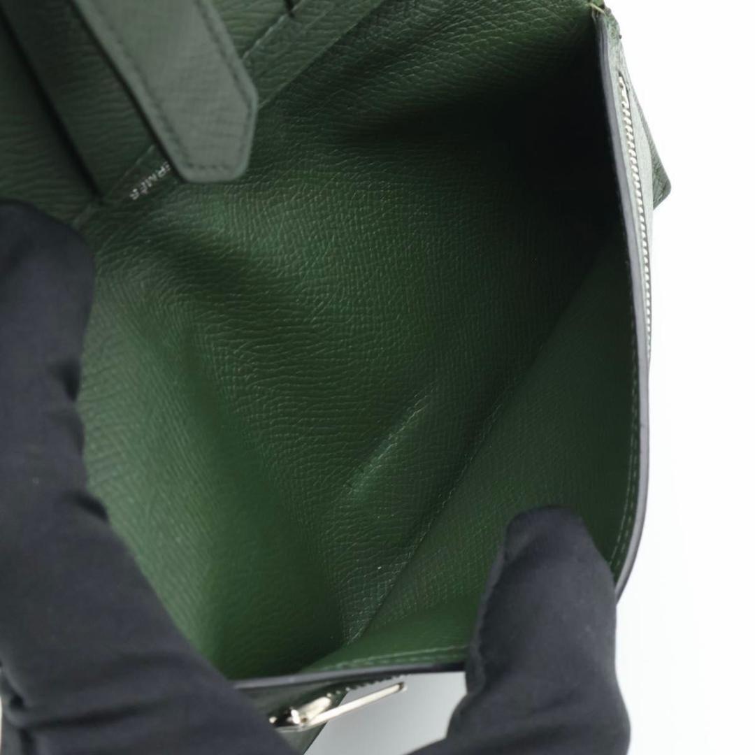 Hermes Bearn Veau Epsom Green Wallet — view 5
