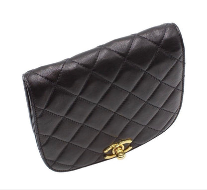 Chanel CC Logo Quilted Mini Waist Pouch