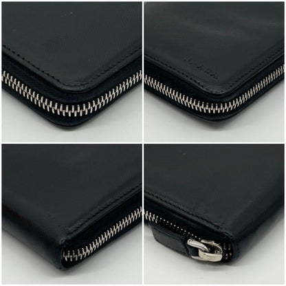 Prada Saffiano Organizer Leather Zip Around Wallet — view 7