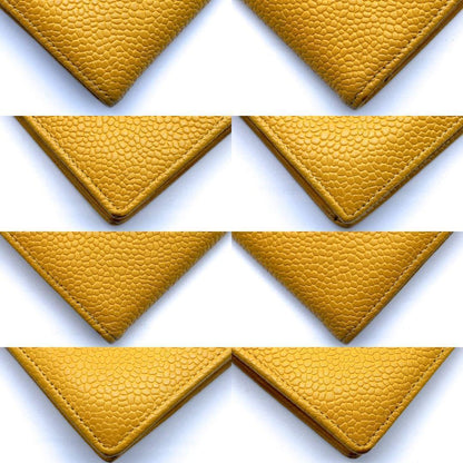 Chanel Wallet Coco Stitch Jumbo CC Logo Caviar Kiss Lock — view 8