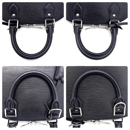 Louis Vuitton Epi Alma BB 2-Way Shoulder Bag Black — view 7