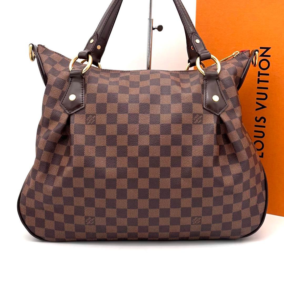 Louis Vuitton Damier Evora MM Tote Shoulder Bag — view 2