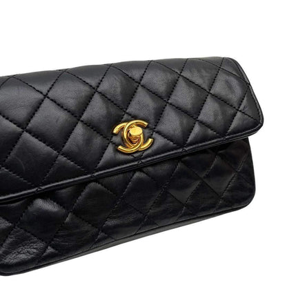 Chanel Lambskin Mini Quilted Flap Shoulder Bag Leather — view 8