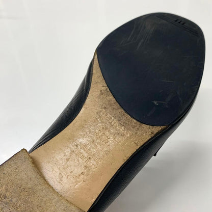 Hermes Paris Leather Loafers Black — view 8