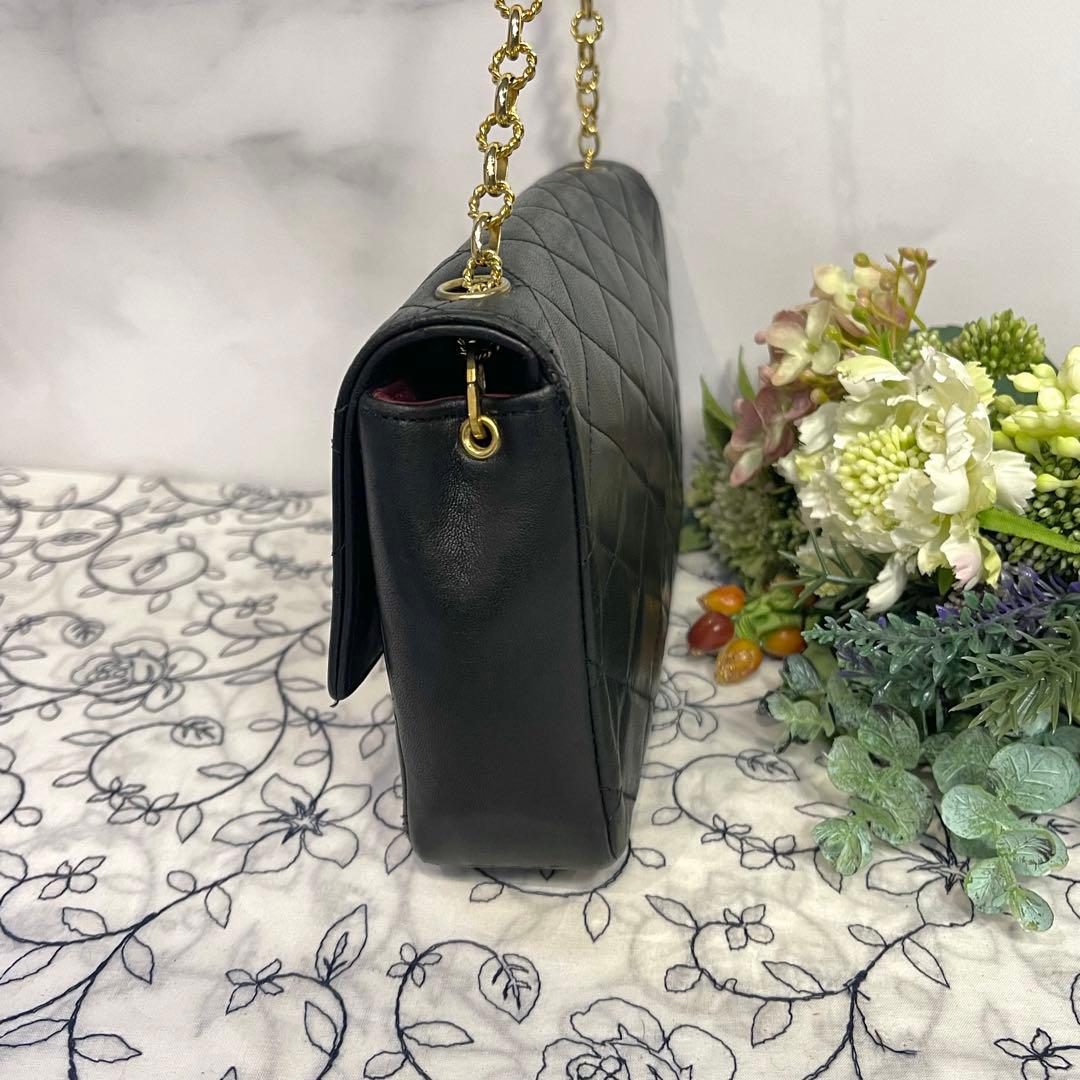 Chanel Vintage Jumbo CC Logo Quilted Shoulder — view 6