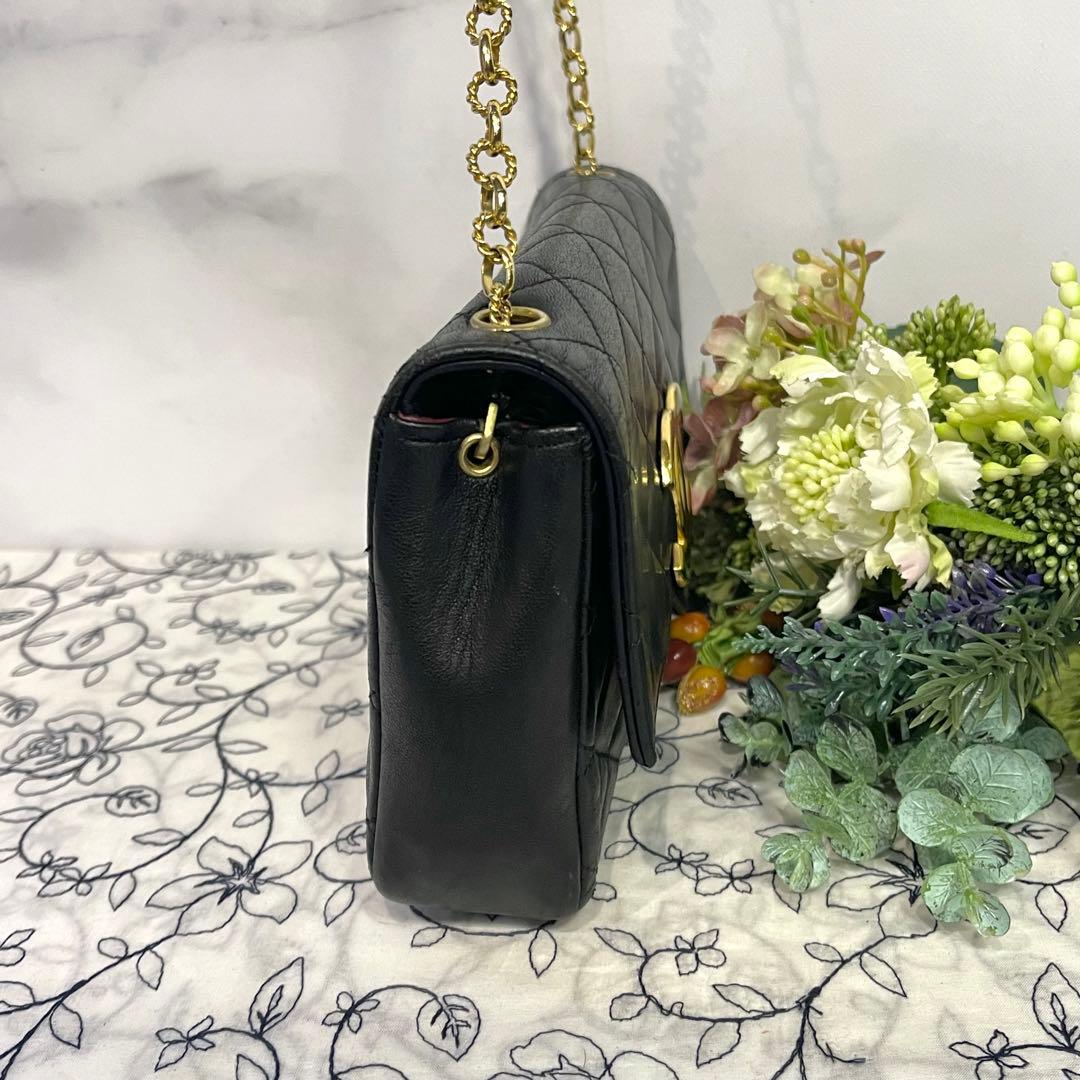 Chanel Vintage Jumbo CC Logo Quilted Shoulder — view 7