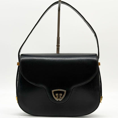 Gucci Vintage Handbag Black GG Interlocking — view 2