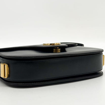 Gucci Vintage Handbag Black GG Interlocking — view 7