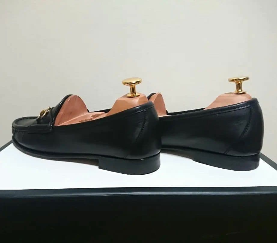 Gucci 1953 Horsebit Loafers Black Gold 37