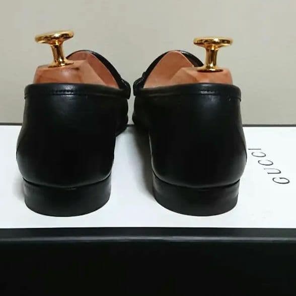 Gucci 1953 Horsebit Loafers Black Gold 37