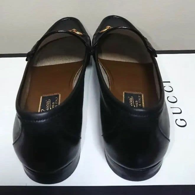 Gucci 1953 Horsebit Loafers Black Gold 37