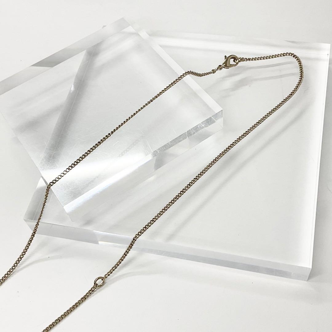 Chanel Necklace Coco Mark Choker Pearl Rhinestone Heart