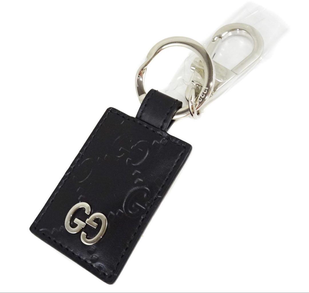 Gucci Guccissima Signature Key Holder Silver — view 2