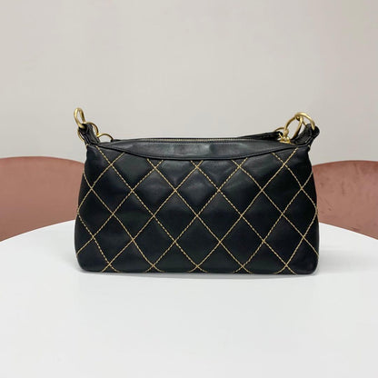 Chanel Wild Stitch CC Logo Shoulder Bag — view 3