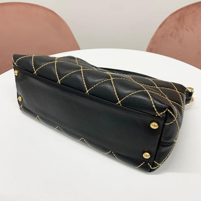 Chanel Wild Stitch CC Logo Shoulder Bag — view 4