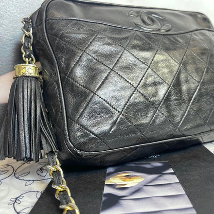 Chanel Camera Bag Quilted CC Logo Vintage — view 4