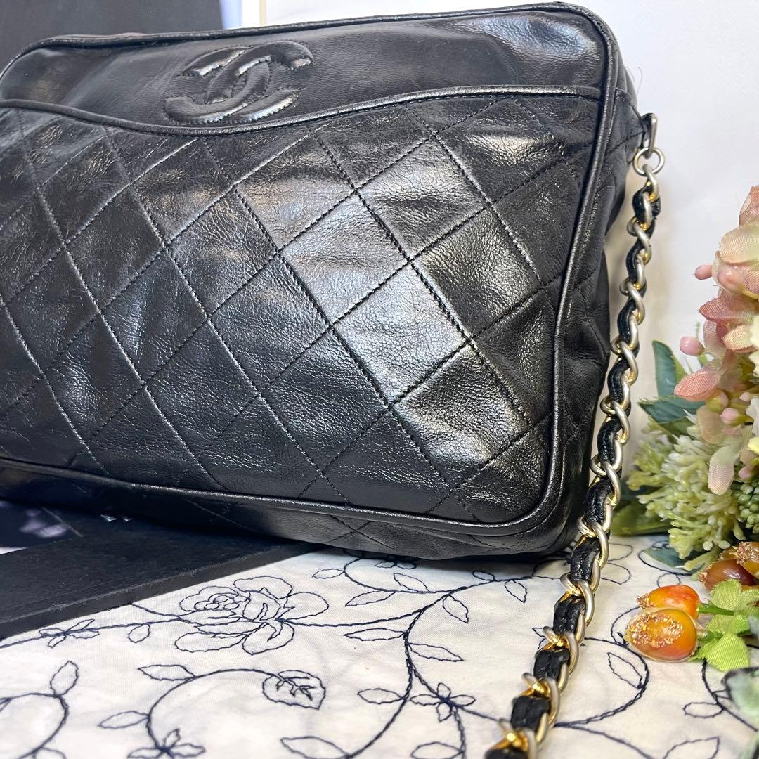 Chanel Camera Bag Quilted CC Logo Vintage — view 5