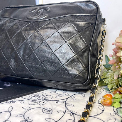 Chanel Camera Bag Quilted CC Logo Vintage — view 5