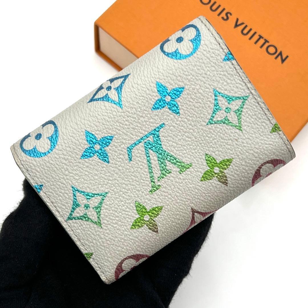 Louis Vuitton Monogram Victor Wallet Trifold Iridescent