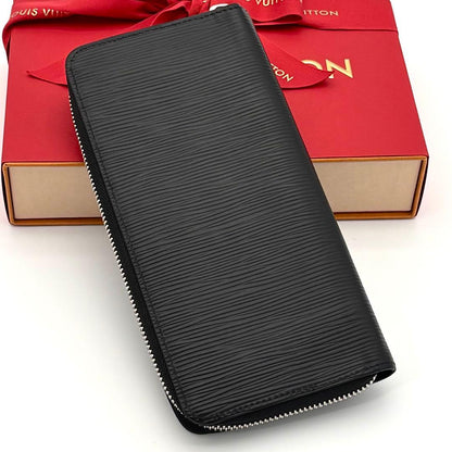 Louis Vuitton Epi Zippy Wallet Vertical Black — view 2