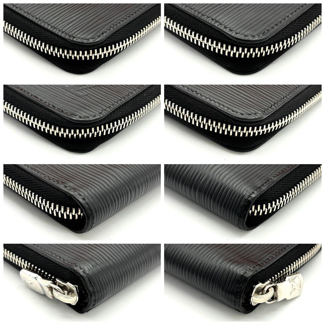 Louis Vuitton Epi Zippy Wallet Vertical Black — view 6