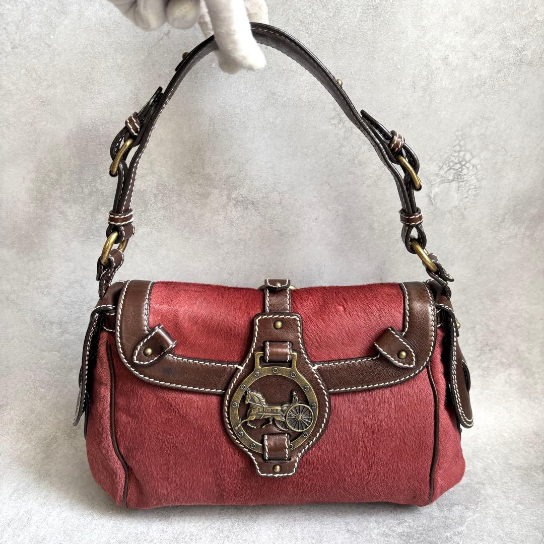 Celine Calf Hair Shoulder Bag
