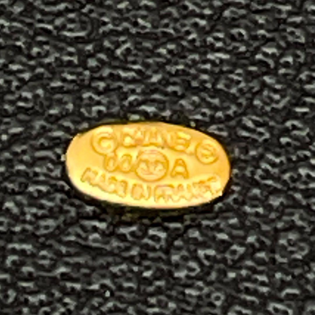 Chanel CC Logo Barrette Hair Black
