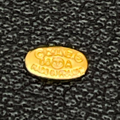 Chanel CC Logo Barrette Hair Black