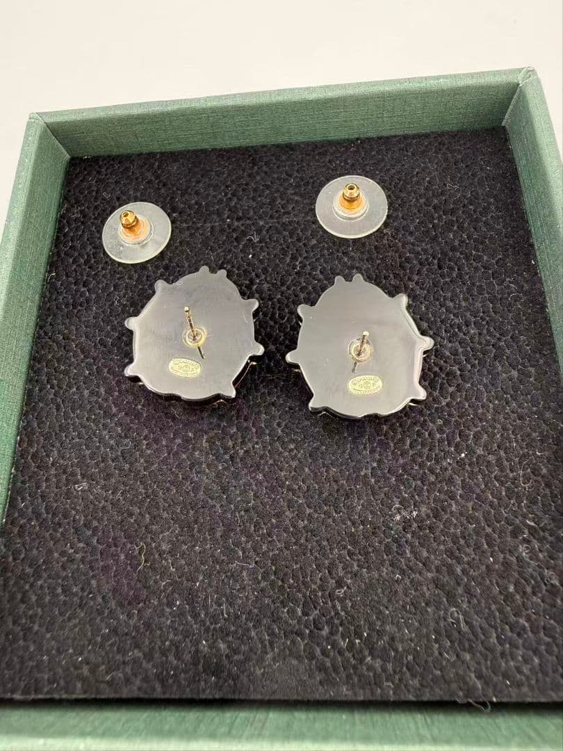 Chanel Ladybug Earrings CC Logo — view 2