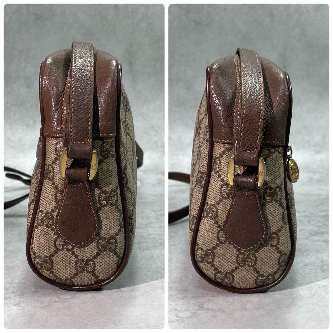 Gucci GG Sherry Line Shoulder Bag Brown Leather — view 7