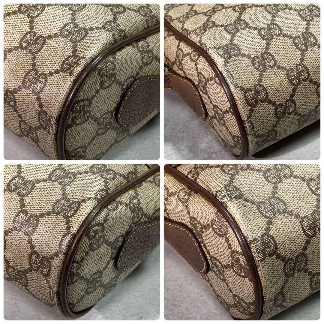 Gucci GG Sherry Line Shoulder Bag Brown Leather — view 9