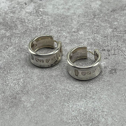 Tiffany & Co 1837 Wide Hoop Earrings