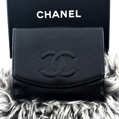 Chanel Wallet Coco Stitch Hook Caviar Bifold — view 2