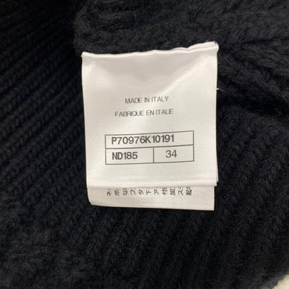Chanel Cocomark Knit Sweater Black White