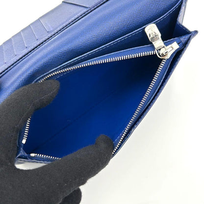 Louis Vuitton Taigarama Portefeuille Brazza Wallet Cobalt — view 4