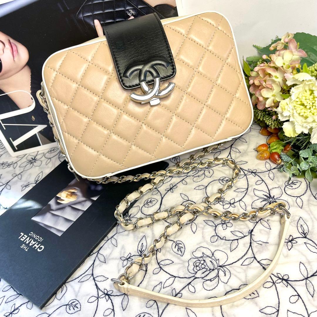 Chanel Camera Bag Half Coco Quilted