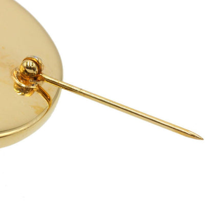 Chanel Coco Mark Turnlock Round Brooch
