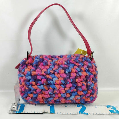 Fendi Mamma Bucket Knit Wool Multicolor Sweater — view 2